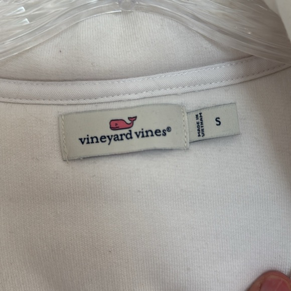 Vineyard Vines white Shep jacket quarter-zip - Picture 2 of 2